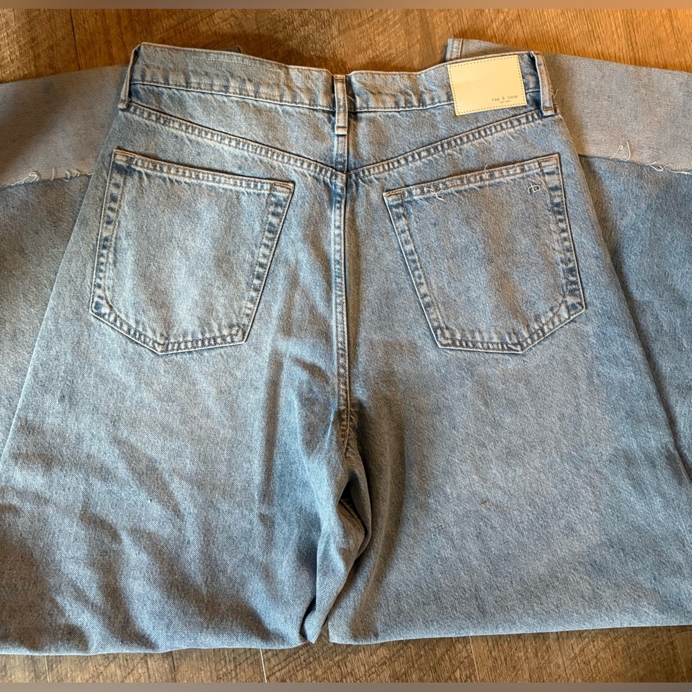 Rag & Bone Sofie High-Rise Ultra Wide Crop Jeans - Picture 5 of 6